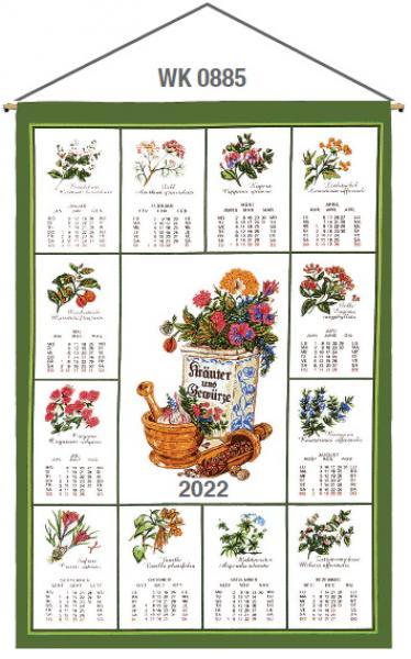 Stoffkalender 2022 Küchenkalender