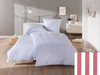 Lorena Mako Batist Kinderbettwäsche Karo (1,8cm) Basel Midi Silber Grau Garnitur 100x135cm + 40x60cm