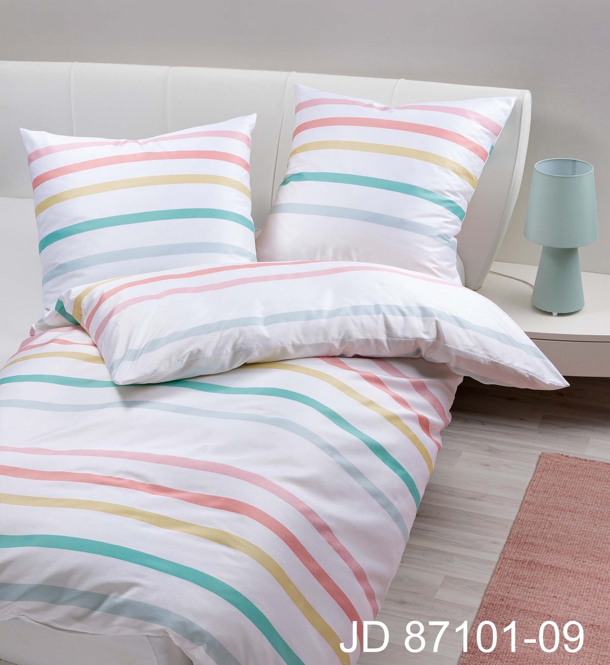 Mako Satin Bettwäsche Streifen Mako Satin Bettwäsche Streifen