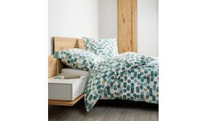 Bettwäsche PUNKTE Feinbiber allover BW mit RV