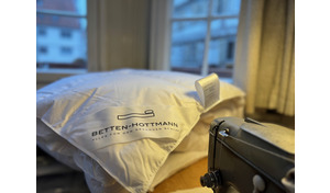 Daunendecke Jubiläumsaktion 120 Jahre Betten-Hottmann
