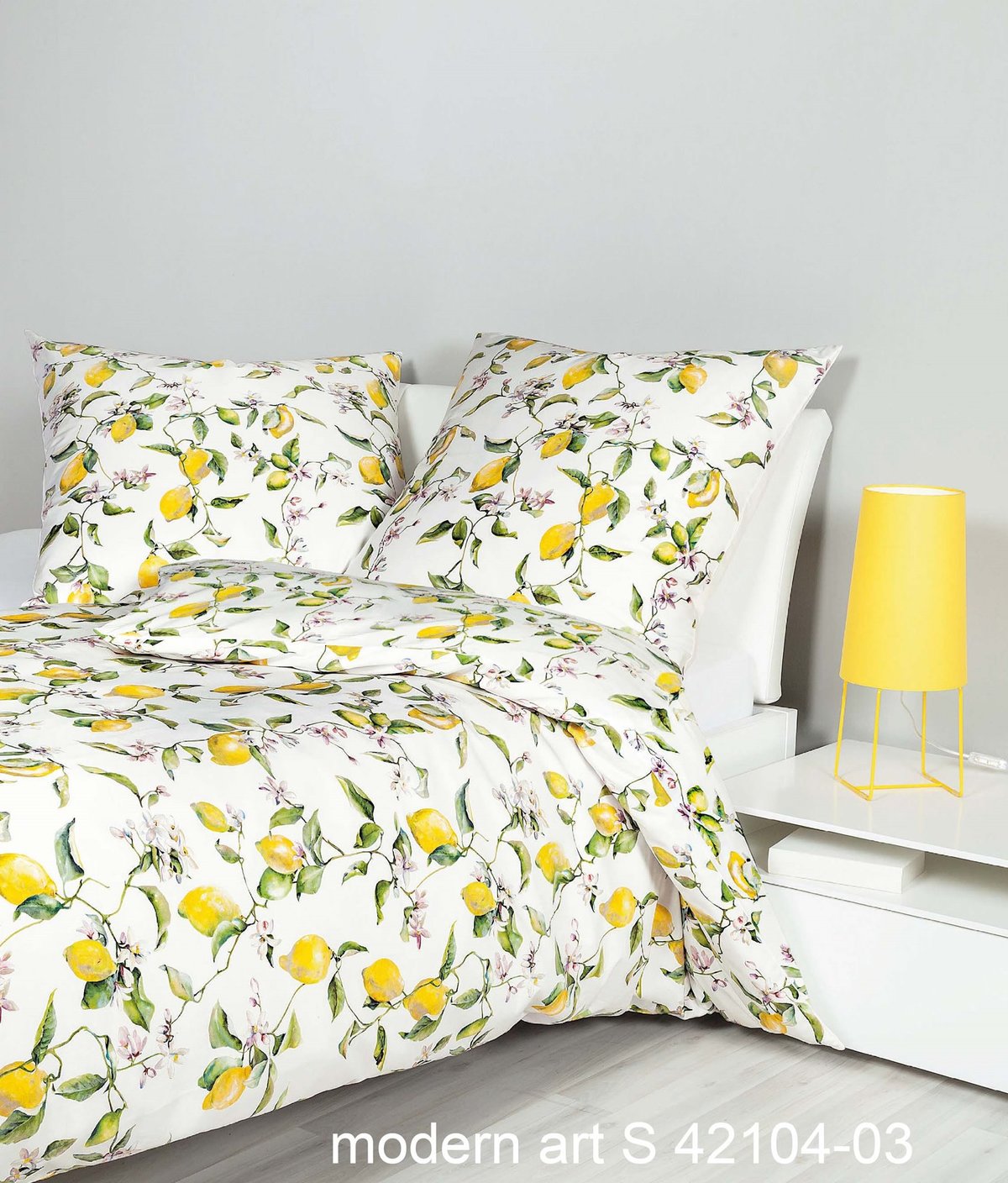 Bettwäsche Zitronen Motiv Satin Bettwäsche Zitronen Motiv Satin
