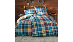 wärmende Bettwäsche Biber Karomuster