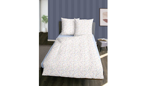 Feinbiber Bettwäsche Bunte Punkte reduziert