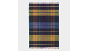 Scotch Schurwolldecke Klan blau