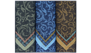 YVAN Jaquardtaschentücher 3er Packung